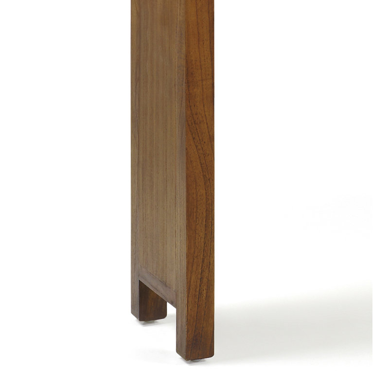 Flash 110cm Solid Wood Top Console Table