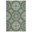 Tapis touffeté à la main 100% laine vert Cementon-29133532