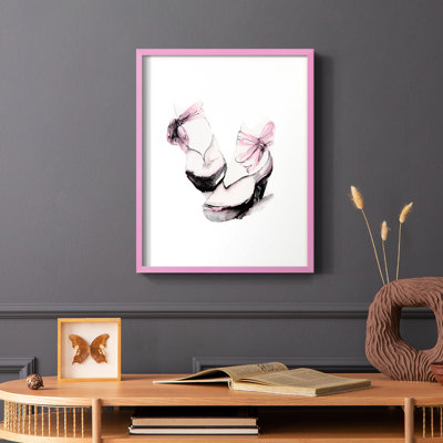 Ballet Platform Framed Print - Solid Wood