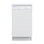 Lave-vaisselle 18 pouces Honeywell avec 8 couverts, 6 programmes de lavage, cuve en acier inoxydable, Ul / Energy Star - Blanc