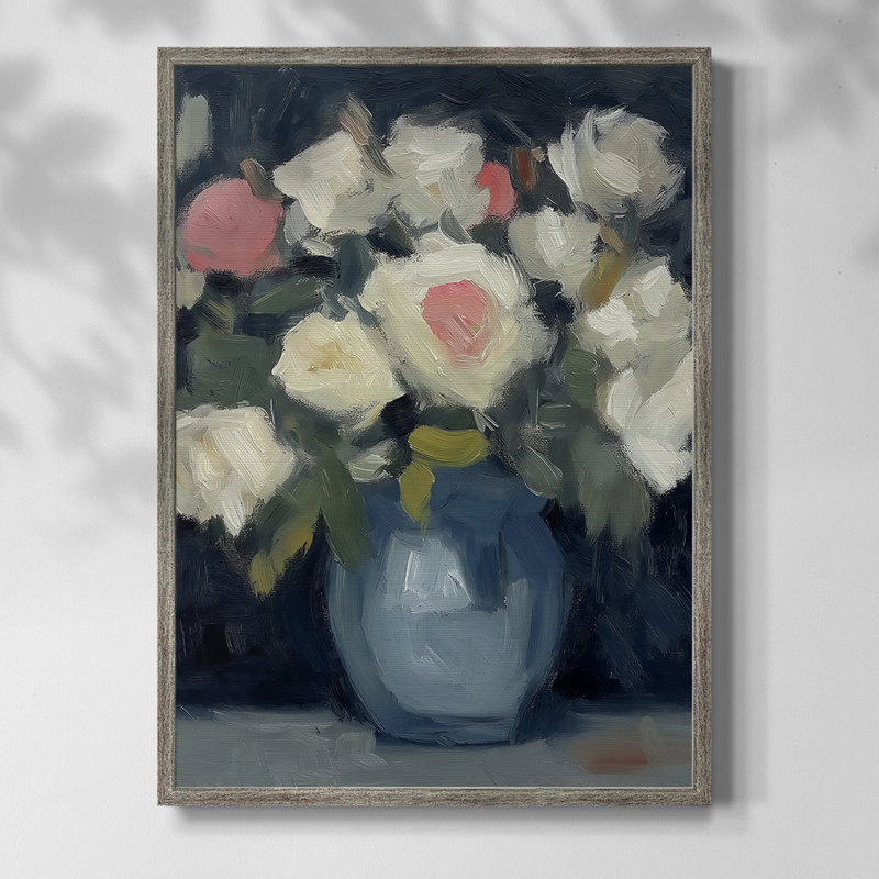 Impression encadrée FLORAL Series DCxx - Bois massif, H 30 po x l 24 po