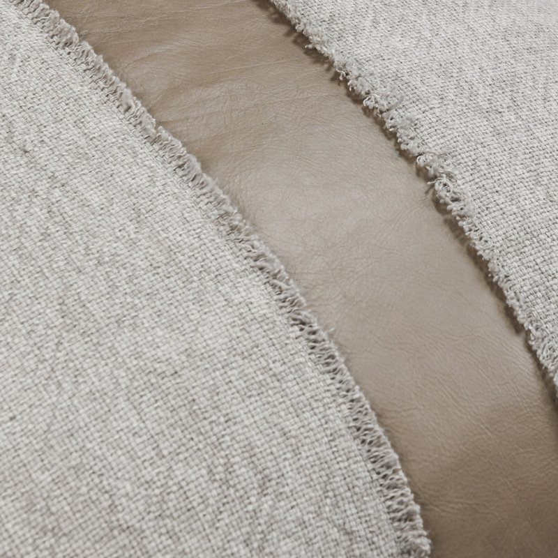 Abstract Throw Pillow Cover & Insert, Natural/Taupe