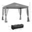 Annayeli 3 x 3 m Pop Up Gazebo, 420D Garden Tent Canopy, Light Grey