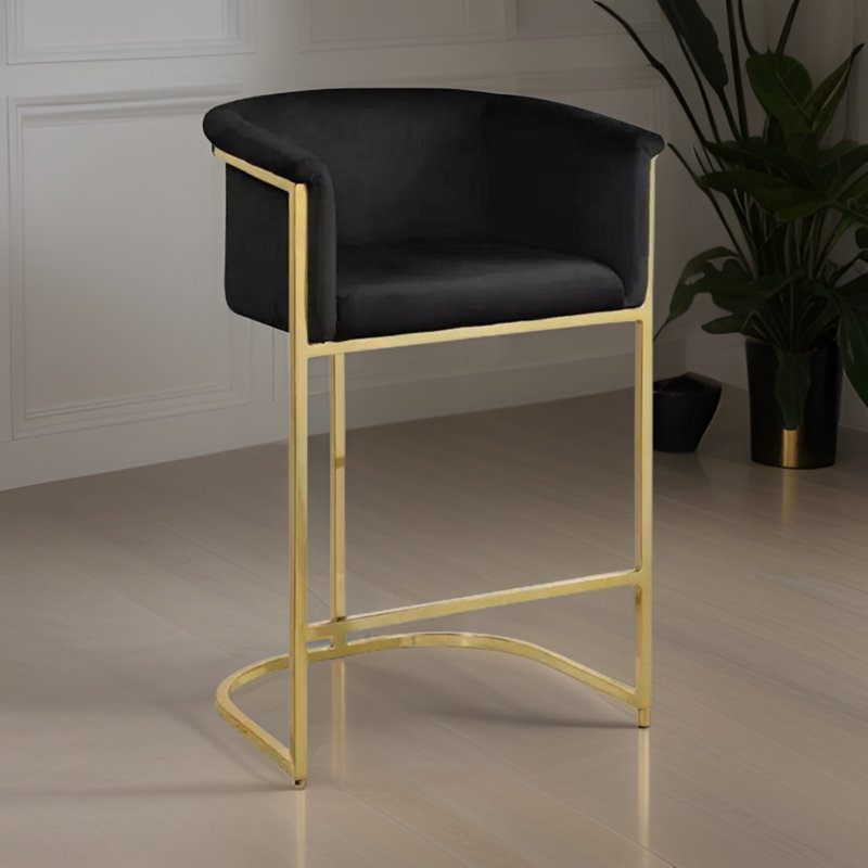 Tabouret 27 po, Noir