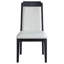 Chaise d'appoint rembourrée (ensemble de 2)