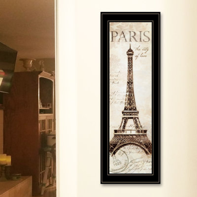 Paris Panel Framed Wall Art for Living Room, Home Wall Décor Framed Print by Cloverfield & Co