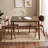 Momordique Modern Farmhouse Square Table, Cozy Wooden Dining Table for 1-2 Persons, Ideal for Small Kitchen & Dinner Spaces-112848470