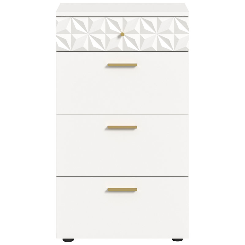 Prisma Particle Board Rectangle Accent Cabinet