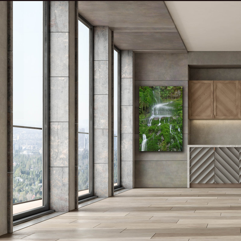 'Moss Waterfall' by Lynda White Canvas Wall Art, 26" x 40", 60" H x 40" W x 1.5" D