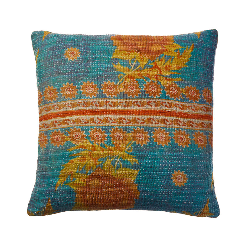 Oreiller One Of A Kind Overdye Kantha Dec