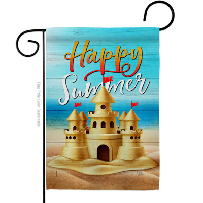 Double Sided 18.5'' H x 13'' W Polyester Garden Flag