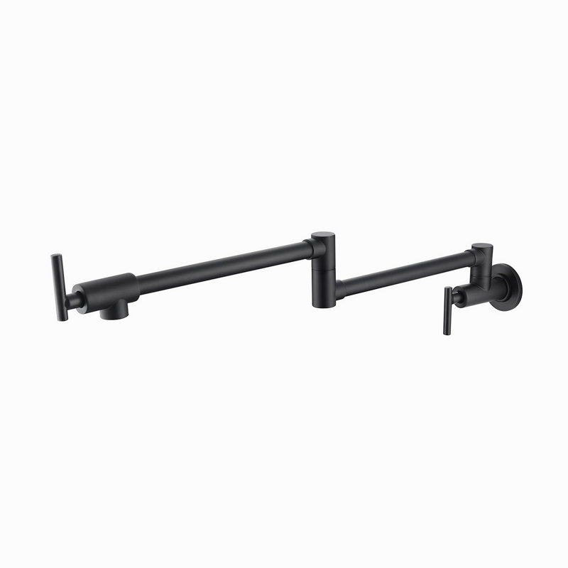 Robinet remplisseur mural, Noir mat