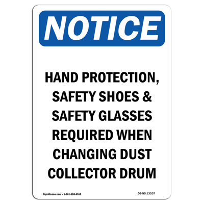 Hand Protection Safety Shoes Sign