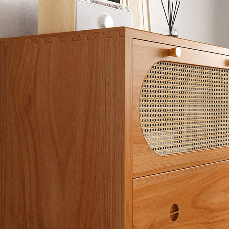 Armoire d'appoint Modern Cherry, H 47,24 po x l 31,5 po x P 15,75 po