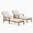SeeHill Pool Lounge Chair, Aluminum Outdoor Chaise Lounge with Thick Cushion, Outdoor Lounger Pool Furniture with 6-Position Adjustable Backrest, Patio Lounge Chair for Outside, Deck-1740688309