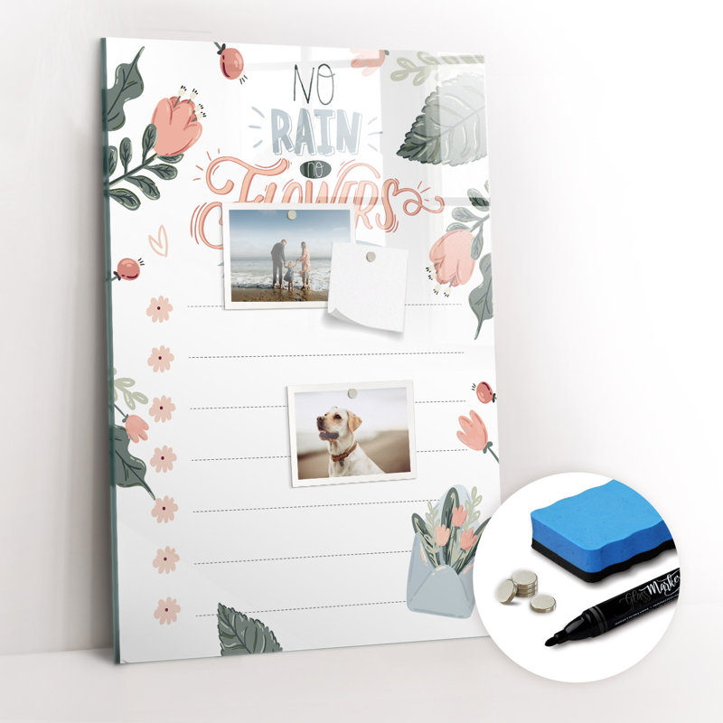 Magnetic Glass Dry Erase Board