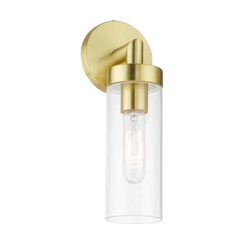 Quinnville Armed Sconce, Satin Brass