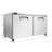 VITLIFE 48" W Commercial Under Counter Refrigerator, 13.1 Cu.ft, 2 Doors,Stainless Steel Worktop Under counter Fridge for Restaurant, Bar, Shop-125242298