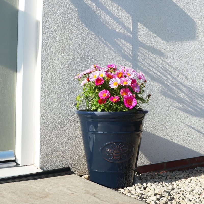 Pot Planter, Grey, 40cm H x 40cm W x 40cm D