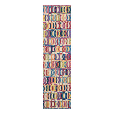 Keazia Washable Geometric Indoor / Outdoor Rug
