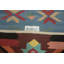 Tapis carré bleu Kilim 8 x 8