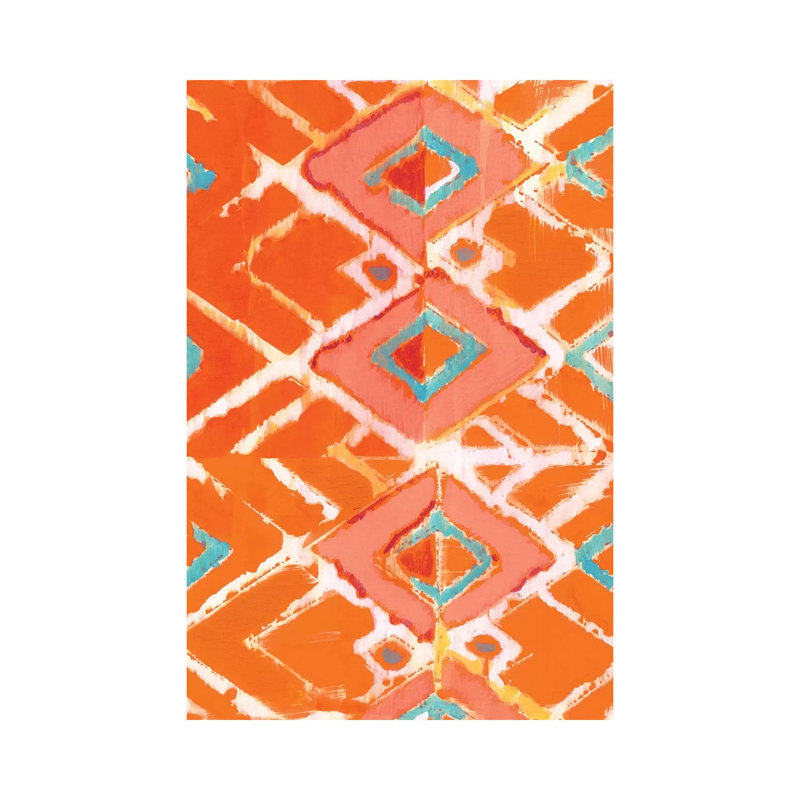 Orange Tribal I by Jodi Fuchs - Wrapped Canvas Print, 66.04 cm H x 45.72 cm W