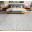Striped Area Rug in Cream/Gray-1949854825