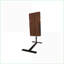 Table basse inclinable à hauteur réglable en noyer avec roulettes, coffre-fort ergonomique pour le lit et le salon-285256458