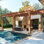 Pergola en bois massif