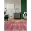 Tapis rouge foncé Danuel 6 pi 9 po x 9 pi 10 po