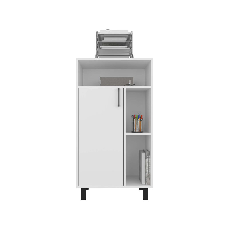 Armoire inférieure, 3 tablettes, 4 pieds