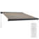 Outsunny Polyester Cover Retractable Patio Awning