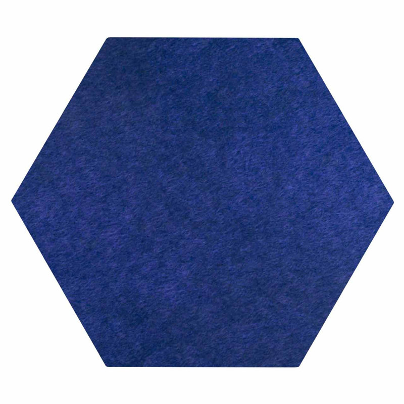 Décoration murale acoustique, H 10,4 po x l 12 po x P 3 po, Bleu