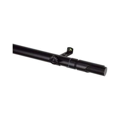 Balzer Steel Rod/Resin Finials Adjustable Single Curtain Rod