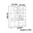 High quality black walnut solid wood bookcase
