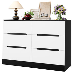 Andreis 6 Drawer 47.2" W Double Dresser