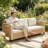 Backyard Sofa,Outdoor Patio Sofa,Garden Rattan Wicker Sofa