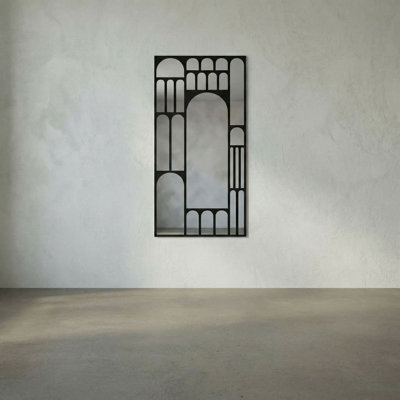 Doorway Metal Flat Wall Mirror