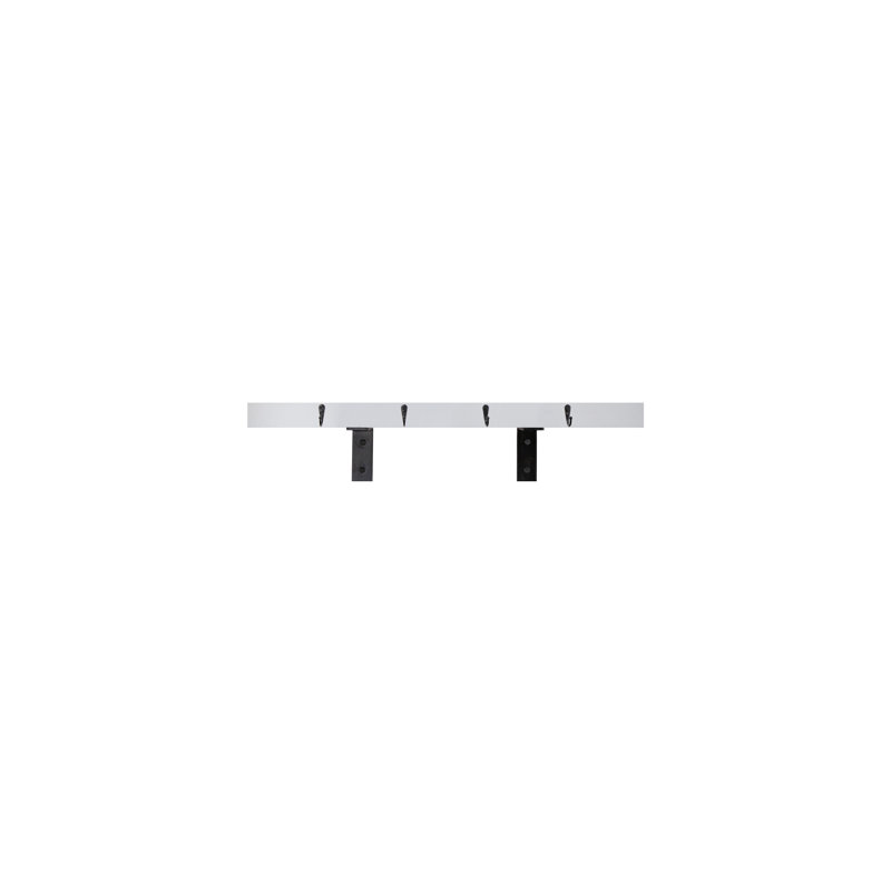 Rayne Plate Display Shelves With Hooks, White, 30/3/2