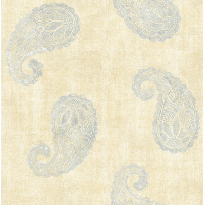 Papier peint cachemire 396 pi x 20,5 po Tarin