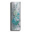  «Loose Bouquet Of Flowers 1 Blue Grey» par Silvia Vassileva, art mural en métal, 16 po x 48 po