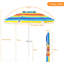 Mcgregor 220cm Beach Parasol