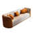 Blanc / orange