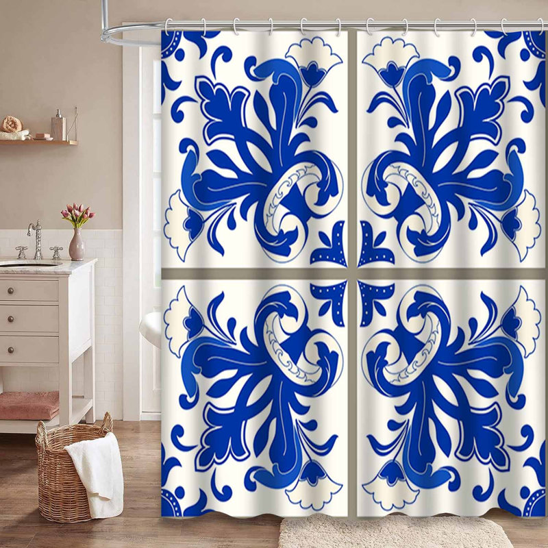 Rideau de douche Tile, L 72 po x l 72 po