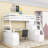 Ginnette 7 Drawer Loft Bed with Built-in-Desk by Harriet Bee-740430330-793534852