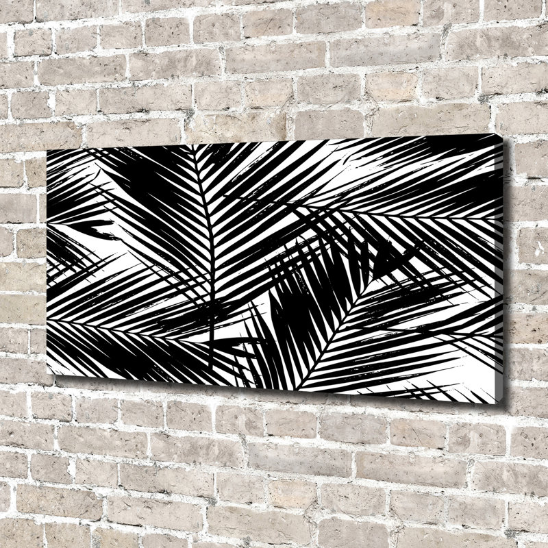 Leaves of Palm 1 Piece Wall Art on Canvas