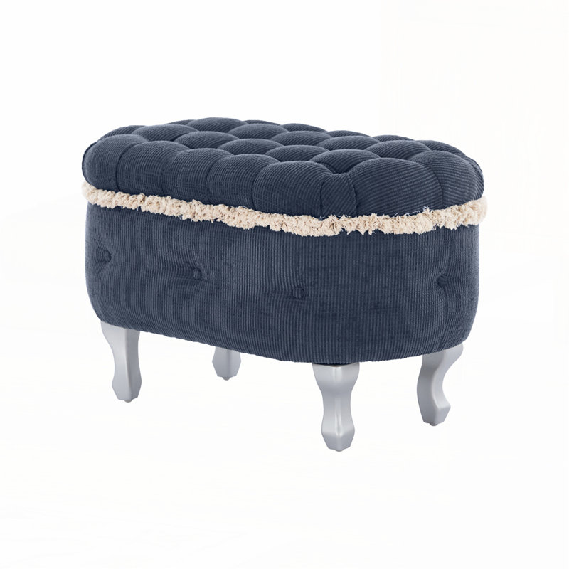Bancs de rangement rembourrés, Bleu