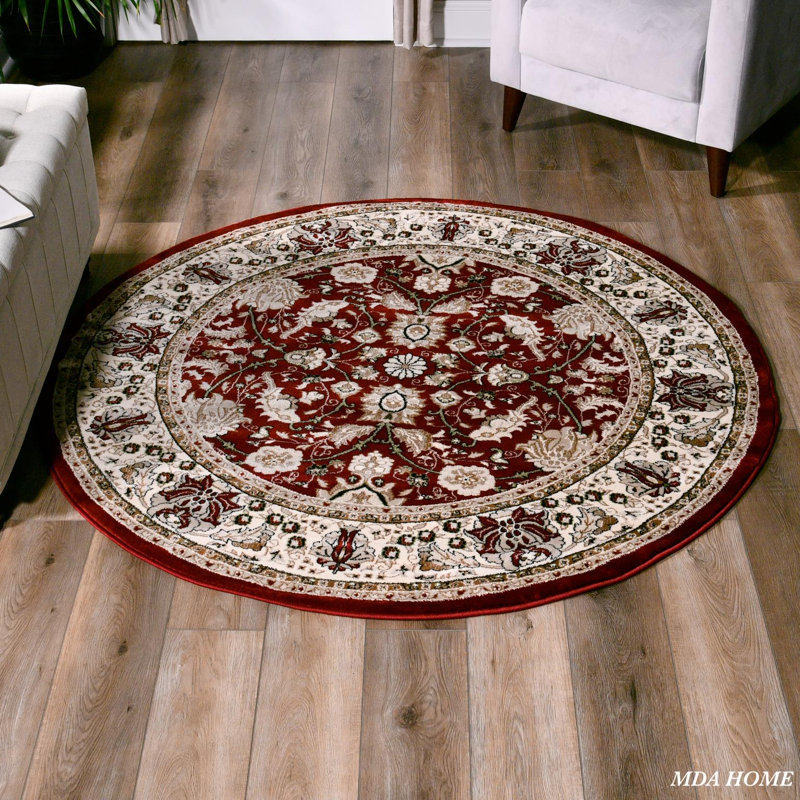 Sevanna Oriental Indoor Rug, Round 8'1"