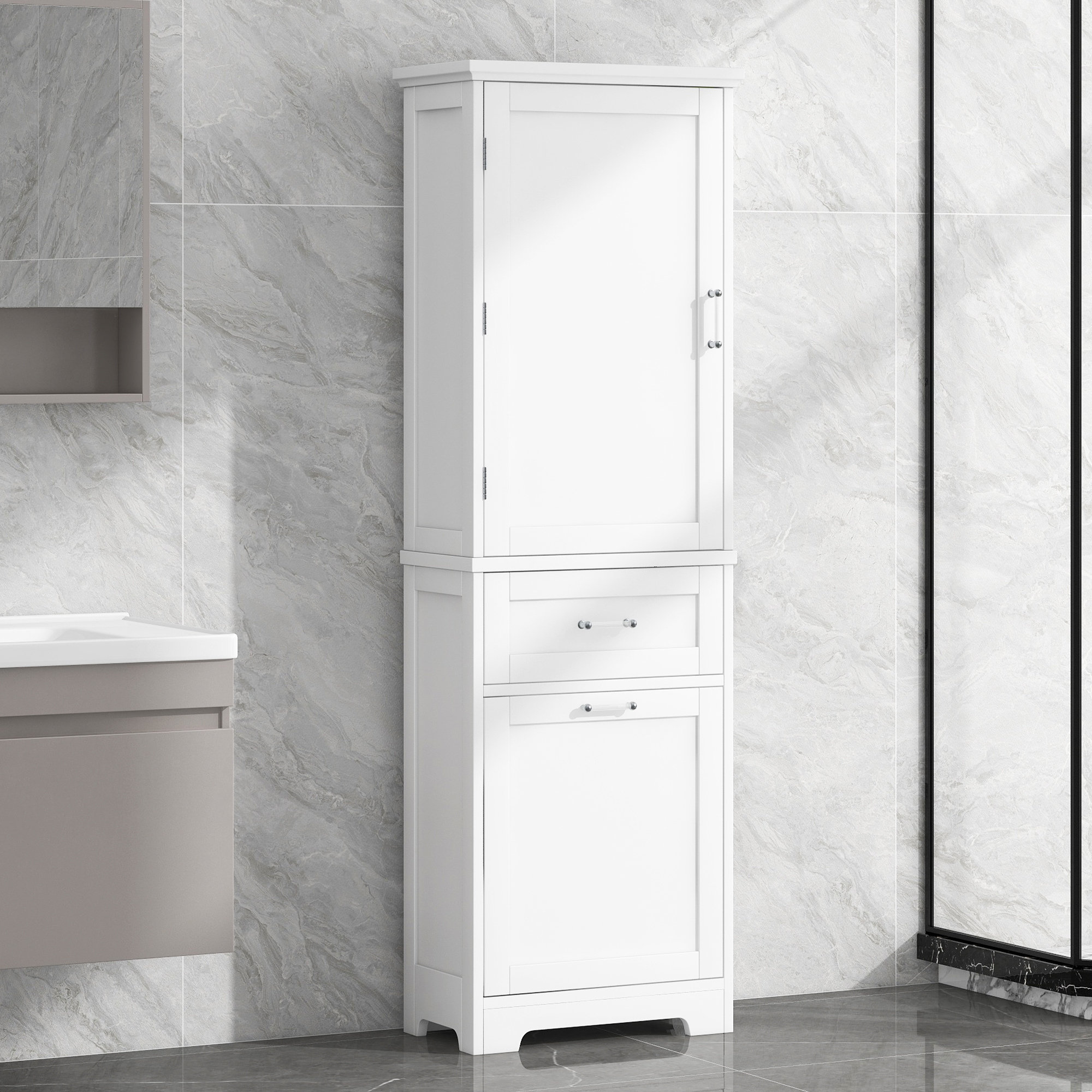 Wildon Home® Bilgen Freestanding Bathroom Cabinet | Wayfair