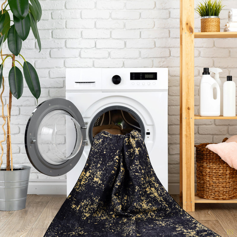 MAVAL  Washable Rug 6X9 Area Rug (6' X 9'), Rectangle 6' x 9'